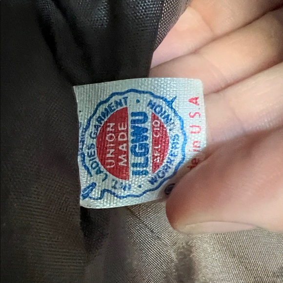 Vintage Cropped Brown Checkered Tweed Jacket - Picture 8 of 10